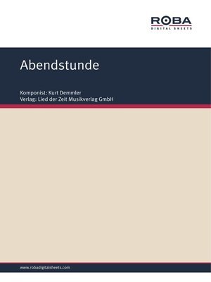 cover image of Abendstunde